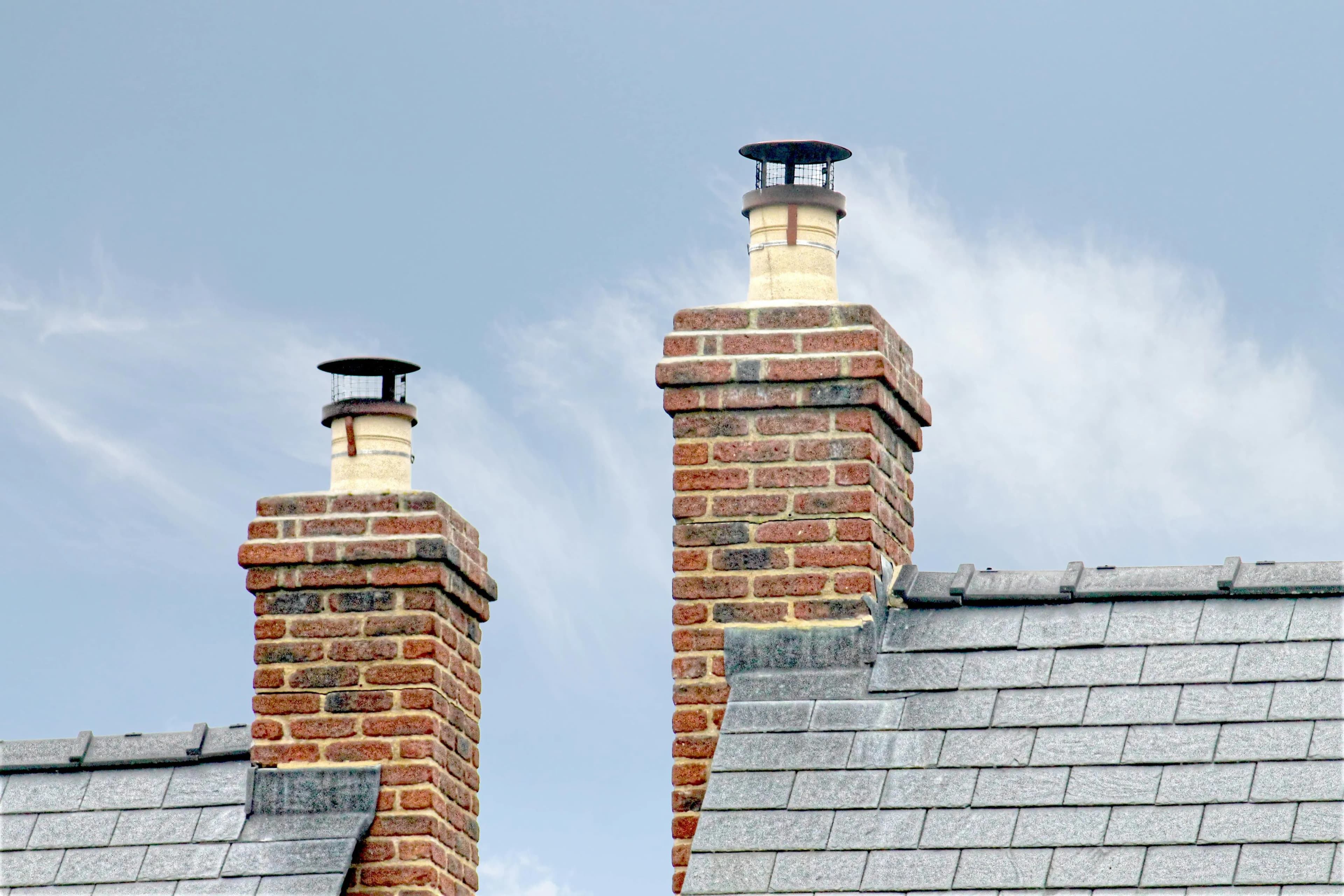 Chimney repair and restoration detail in Phillipsburg, NJ