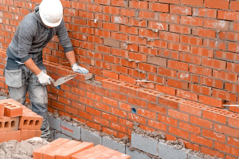 Brick and masonry construction detail in Phillipsburg, NJ